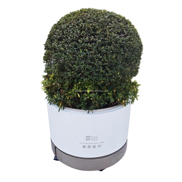 Galvanized Steel Metal Garden Stainless Large Size Outside Landscape Outdoor Furniture Custom Planter Boxes