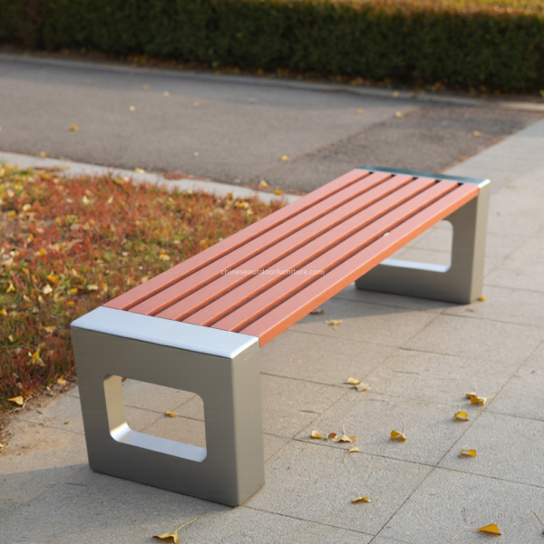 Park Chair Outdoor Bench Metal Frame New Hot Selling Wholesale Price Manufacture Supply Waiting Outdoor Bench